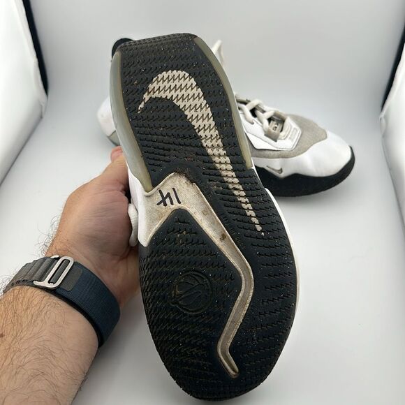 Nike Air Zoom Crossover Low White Metallic Gold sz 4Y - Picture 5 of 6